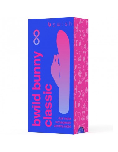 B SWISH BWILD BUNNY INFINITE CLASSIC VIBRADOR RECARGABLE SILICONA AZUL