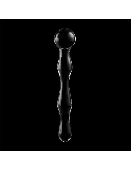 NEBULA SERIES BY IBIZA MODELO 13 DILDO CRISTAL BOROSILICATO 18 X 35 CM TRANSPARENTE