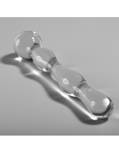 NEBULA SERIES BY IBIZA MODELO 13 DILDO CRISTAL BOROSILICATO 18 X 35 CM TRANSPARENTE