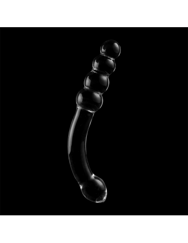 NEBULA SERIES BY IBIZA MODELO 14 DILDO CRISTAL BOROSILICATO 185 X 3 CM TRANSPARENTE