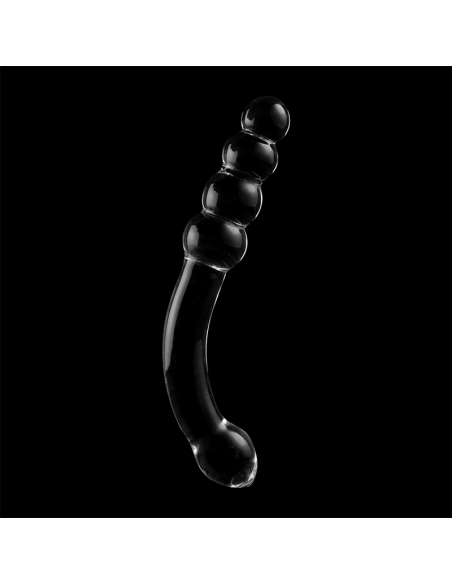NEBULA SERIES BY IBIZA MODELO 14 DILDO CRISTAL BOROSILICATO 185 X 3 CM TRANSPARENTE