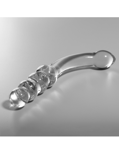 NEBULA SERIES BY IBIZA MODELO 14 DILDO CRISTAL BOROSILICATO 185 X 3 CM TRANSPARENTE