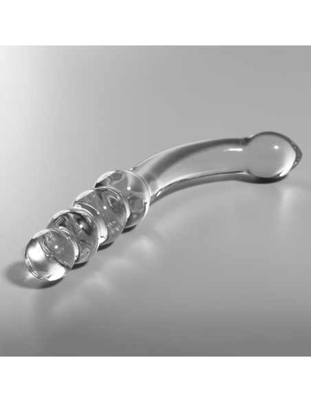 NEBULA SERIES BY IBIZA MODELO 14 DILDO CRISTAL BOROSILICATO 185 X 3 CM TRANSPARENTE