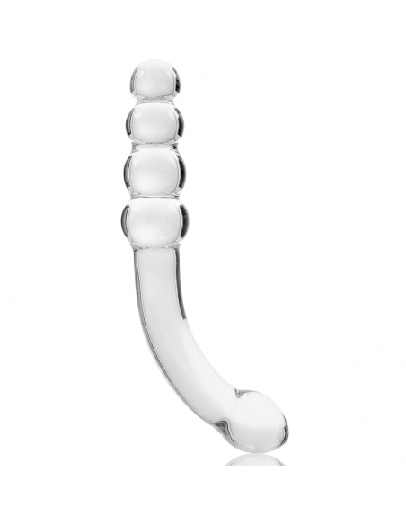 NEBULA SERIES BY IBIZA MODELO 14 DILDO CRISTAL BOROSILICATO 185 X 3 CM TRANSPARENTE