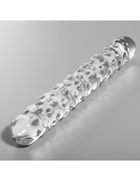 NEBULA SERIES BY IBIZA MODELO 15 DILDO CRISTAL BOROSILICATO 185 X 3 CM TRANSPARENTE