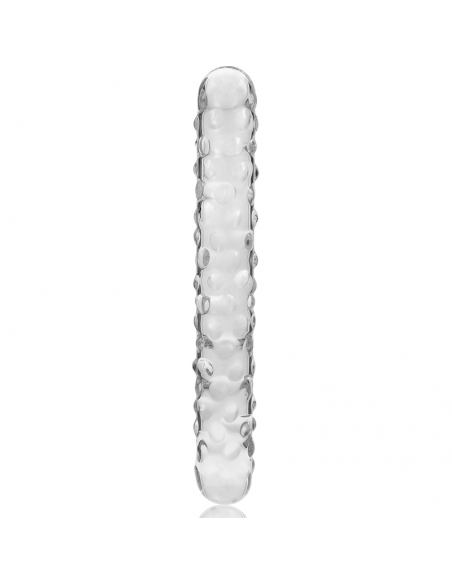 NEBULA SERIES BY IBIZA MODELO 15 DILDO CRISTAL BOROSILICATO 185 X 3 CM TRANSPARENTE