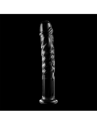 NEBULA SERIES BY IBIZA MODELO 16 DILDO CRISTAL BOROSILICATO 185 X 3 CM TRANSPARENTE