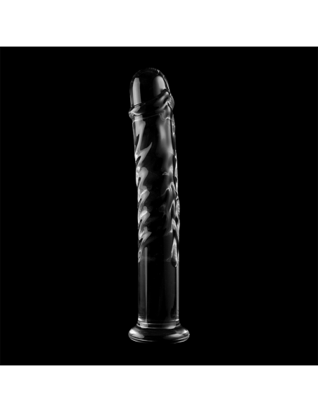 NEBULA SERIES BY IBIZA MODELO 16 DILDO CRISTAL BOROSILICATO 185 X 3 CM TRANSPARENTE