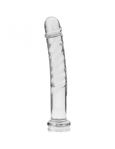 NEBULA SERIES BY IBIZA MODELO 16 DILDO CRISTAL BOROSILICATO 185 X 3 CM TRANSPARENTE