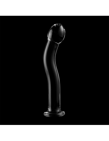 NEBULA SERIES BY IBIZA MODELO 18 DILDO CRISTAL BOROSILICATO 185 X 35 CM TRANSPARENTE