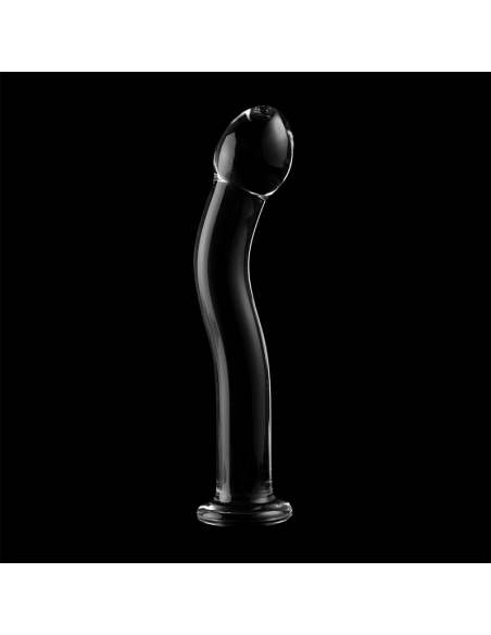 NEBULA SERIES BY IBIZA MODELO 18 DILDO CRISTAL BOROSILICATO 185 X 35 CM TRANSPARENTE