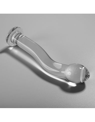 NEBULA SERIES BY IBIZA MODELO 18 DILDO CRISTAL BOROSILICATO 185 X 35 CM TRANSPARENTE