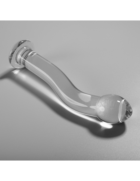 NEBULA SERIES BY IBIZA MODELO 18 DILDO CRISTAL BOROSILICATO 185 X 35 CM TRANSPARENTE