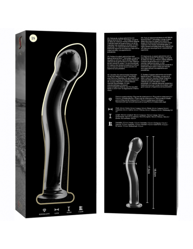 NEBULA SERIES BY IBIZA MODELO 18 DILDO CRISTAL BOROSILICATO 185 X 35 CM TRANSPARENTE