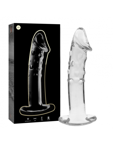 NEBULA SERIES BY IBIZA MODELO 19 DILDO CRISTAL BOROSILICATO 185 X 4 CM TRANSPARENTE