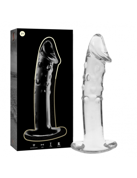 NEBULA SERIES BY IBIZA MODELO 19 DILDO CRISTAL BOROSILICATO 185 X 4 CM TRANSPARENTE