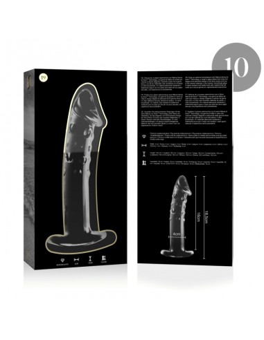 NEBULA SERIES BY IBIZA MODELO 19 DILDO CRISTAL BOROSILICATO 185 X 4 CM TRANSPARENTE