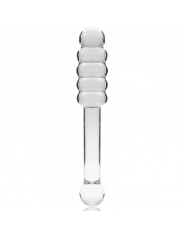 NEBULA SERIES BY IBIZA MODELO 20 DILDO CRISTAL BOROSILICATO 205 X 3 CM TRANSPARENTE
