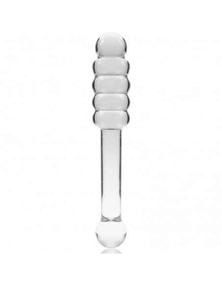 NEBULA SERIES BY IBIZA MODELO 20 DILDO CRISTAL BOROSILICATO 205 X 3 CM TRANSPARENTE