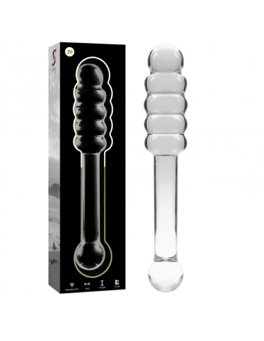 NEBULA SERIES BY IBIZA MODELO 20 DILDO CRISTAL BOROSILICATO 205 X 3 CM TRANSPARENTE