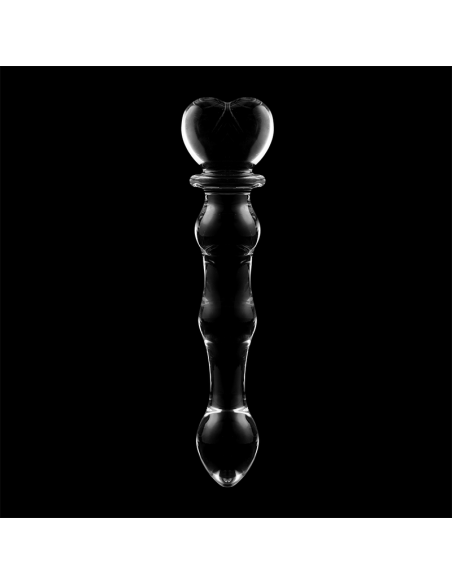 NEBULA SERIES BY IBIZA MODELO 21 DILDO CRISTAL BOROSILICATO 205 X 35 CM TRANSPARENTE