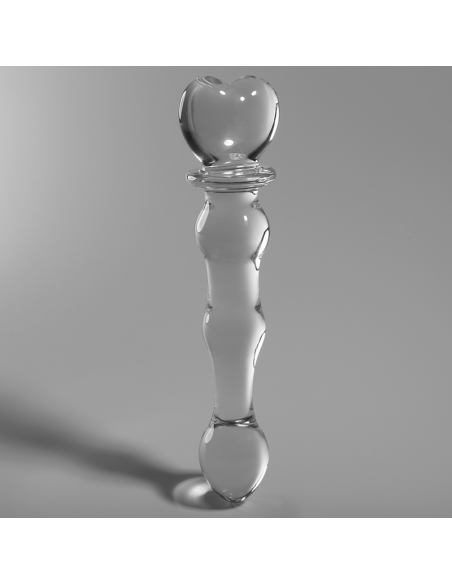 NEBULA SERIES BY IBIZA MODELO 21 DILDO CRISTAL BOROSILICATO 205 X 35 CM TRANSPARENTE