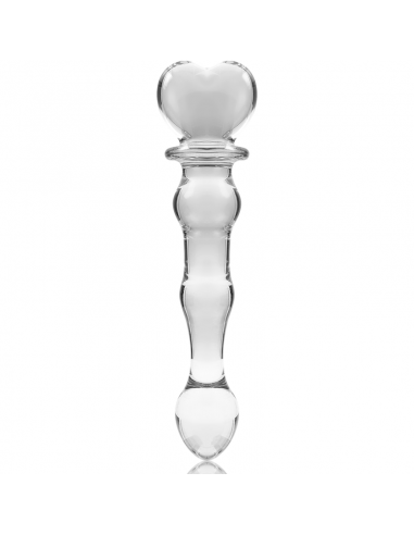 NEBULA SERIES BY IBIZA MODELO 21 DILDO CRISTAL BOROSILICATO 205 X 35 CM TRANSPARENTE