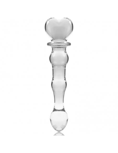 NEBULA SERIES BY IBIZA MODELO 21 DILDO CRISTAL BOROSILICATO 205 X 35 CM TRANSPARENTE