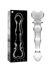 NEBULA SERIES BY IBIZA MODELO 21 DILDO CRISTAL BOROSILICATO 205 X 35 CM TRANSPARENTE