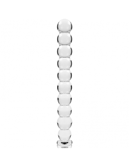 NEBULA SERIES BY IBIZA MODELO 22 DILDO CRISTAL BOROSILICATO 215 X 25 CM TRANSPARENTE