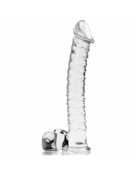 NEBULA SERIES BY IBIZA MODELO 23 DILDO CRISTAL BOROSILICATO 215 X 4 CM TRANSPARENTE