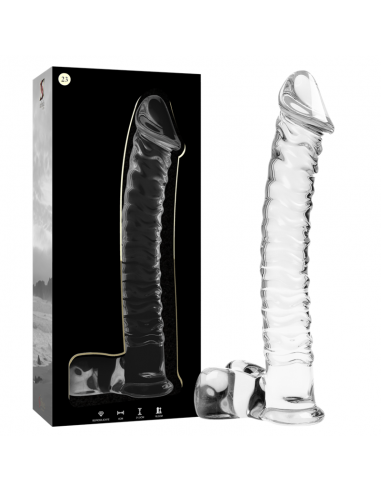 NEBULA SERIES BY IBIZA MODELO 23 DILDO CRISTAL BOROSILICATO 215 X 4 CM TRANSPARENTE