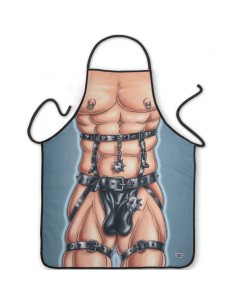 DIABLO PICANTE DELANTAL SADO MASCULINO