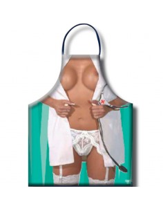 DIABLO PICANTE DELANTAL ENFERMERA MUJER