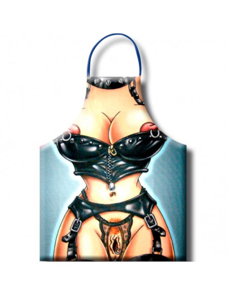 DIABLO PICANTE DELANTAL SADO MUJER