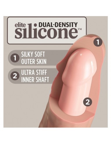 KING COCK ELITE KIT ARNES AJUSTABLE DELUXE ANILLO CON TESTICULOS DILDO 203 CM