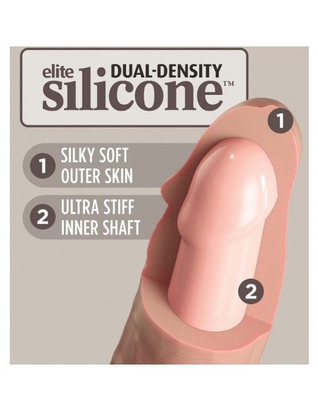 KING COCK ELITE KIT ARNES AJUSTABLE DELUXE ANILLO CON TESTICULOS DILDO 203 CM