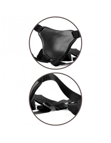 KING COCK ELITE KIT ARNES AJUSTABLE DELUXE ANILLO CON TESTICULOS DILDO 203 CM