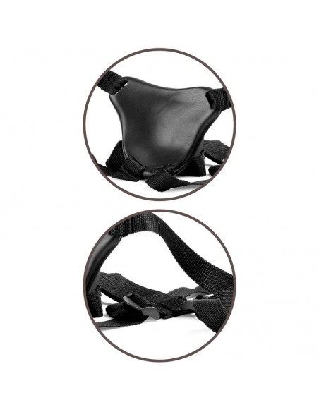 KING COCK ELITE KIT ARNES AJUSTABLE DELUXE ANILLO CON TESTICULOS DILDO 203 CM