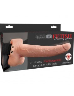 FETISH FANTASY SERIES ARNES AJUSTABLE PENE REALISTICO CON TESTICULOS RECARGABLE Y VIBRADOR 23 CM 2