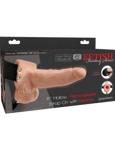 FETISH FANTASY SERIES ARNES AJUSTABLE CONTROL REMOTO PENE REALISTICO CON TESTICULOS RECARGABLE Y VIBRADOR 15 CM 2