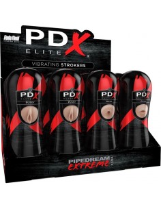 PDX ELITE SET MASTURBADOR STROKER 12 UNIDADES 6X VAGINA 3X ANO 3X BOCA
