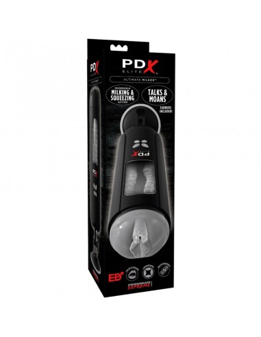 PDX ELITE MASTURBADOR STROKER ULTIMATE MILKER VAGINA CON VOZ