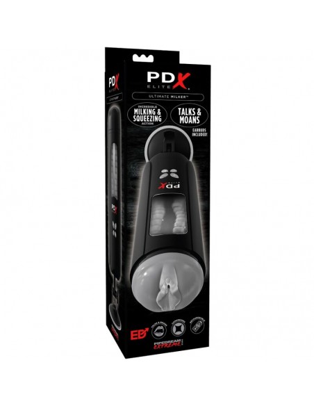 PDX ELITE MASTURBADOR STROKER ULTIMATE MILKER VAGINA CON VOZ