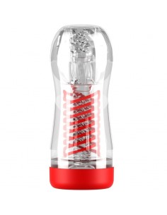 PDX ELITE MASTURBADOR STROKER VIEWTUBE 2 COMPRESION ESPIRAL TRANSPARENTE 2
