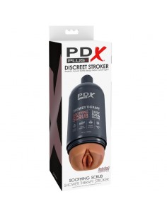 PDX PLUS MASTURBADOR STROKER DISENO DISCRETO DE BOTE CHAMPU SOOTHING SCRUB CARAMELO 2