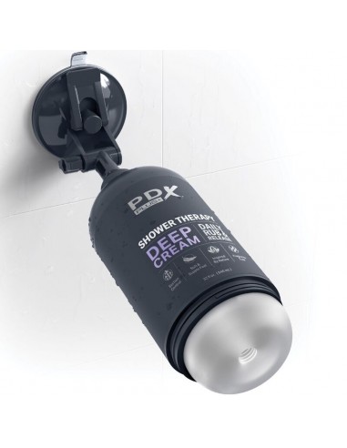 PDX PLUS MASTURBADOR STROKER DISENO DISCRETO DE BOTE CHAMPU DEEP CREAM