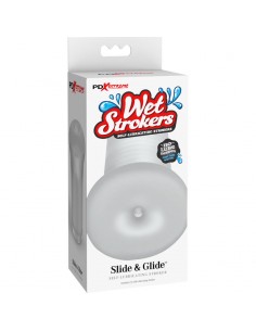 FETISH FANTASY EXTREME MASTURBADOR MASCULINO SILICONA SLIDE GLIDE TRANSPARENTE 2