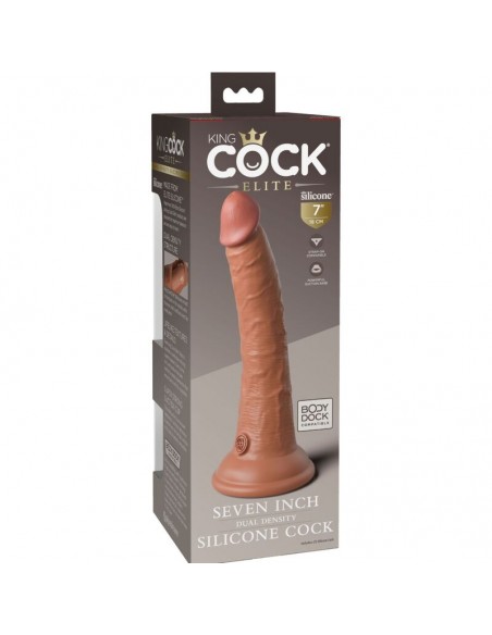 KING COCK ELITE DILDO REALISTICO SILICONA 178 CM CARAMELO