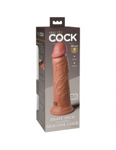 KING COCK ELITE DILDO REALISTICO SILICONA 203 CM CARAMELO 2